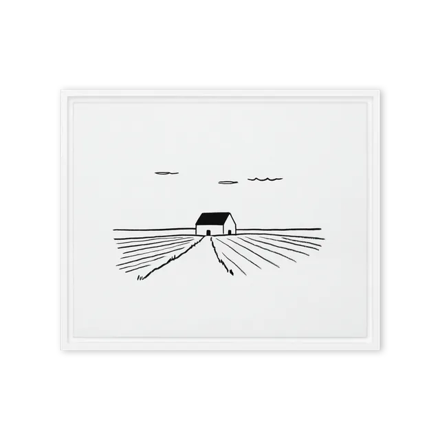 Solitary Farmhouse | Art Print
