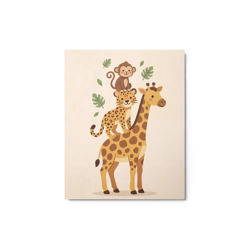 Stacked Safari Friends | Art Print