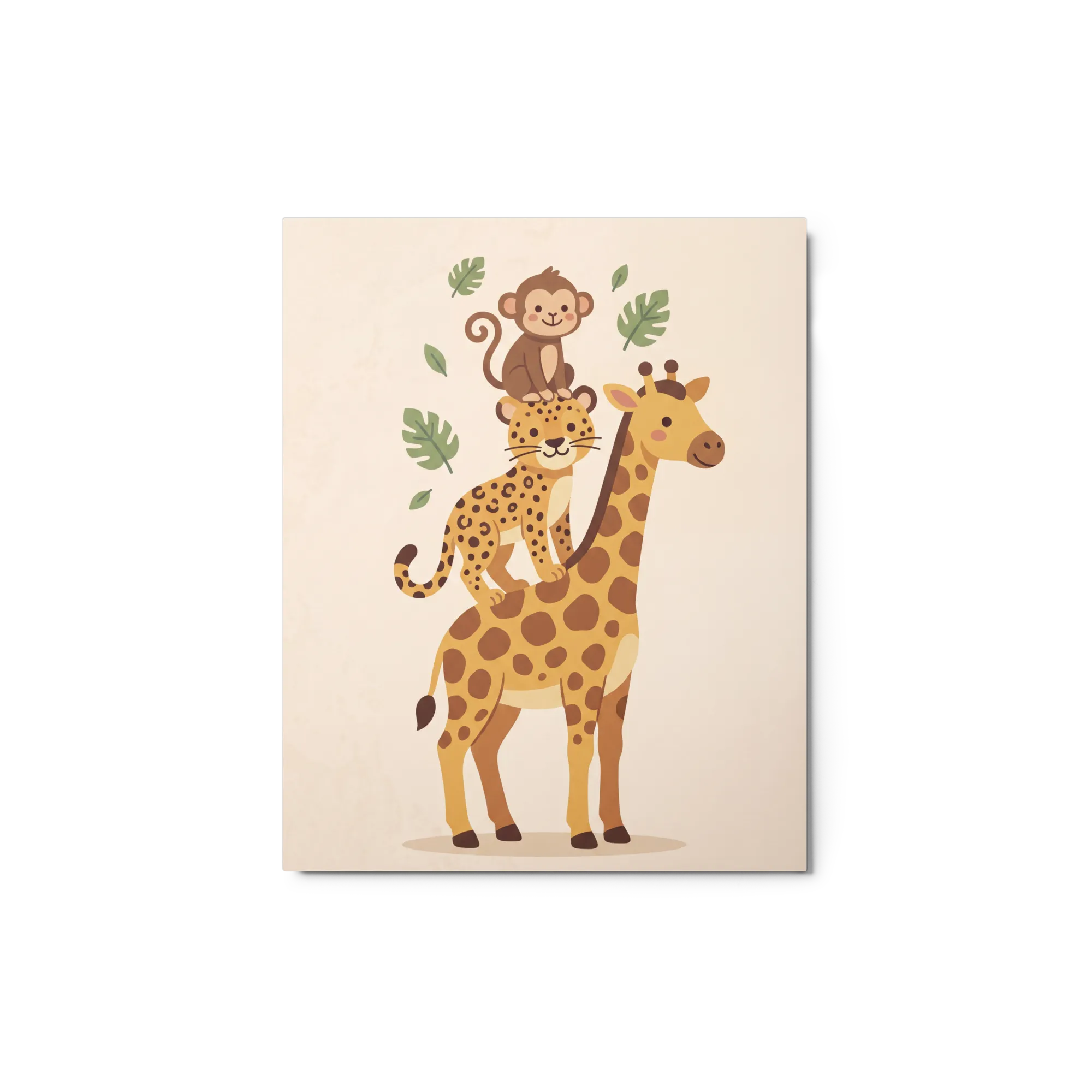 Stacked Safari Friends | Art Print