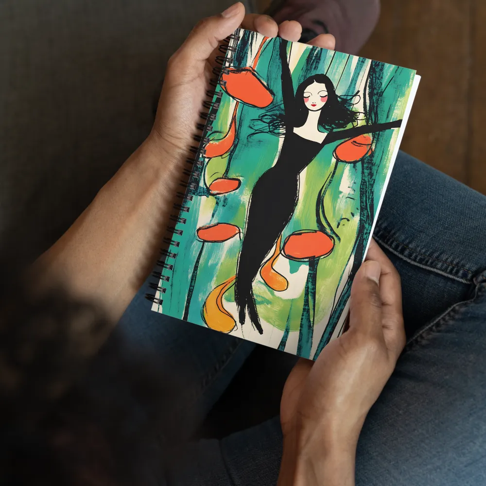 Graceful Abstraction 
 Spiral Notebook | 140 pages