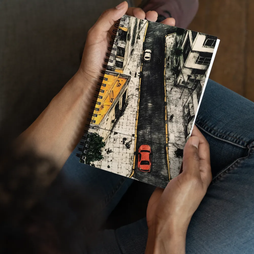 Overhead City Sketch 
 Spiral Notebook | 140 pages