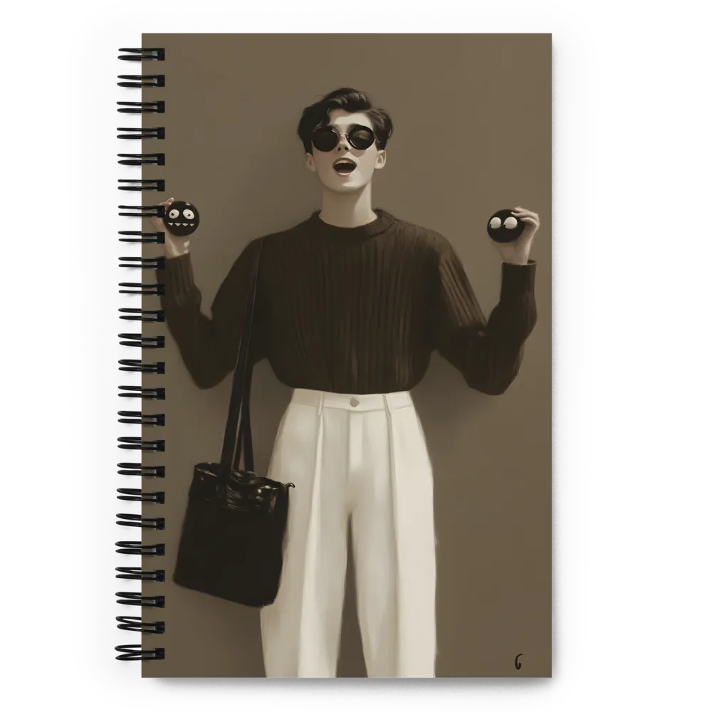Sepia Tone Whimsy 
 Spiral Notebook | 140 pages
