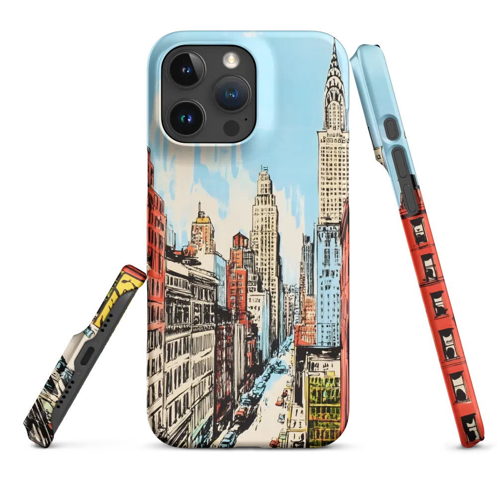 Cityscape with Skyscrapers | Phone Case