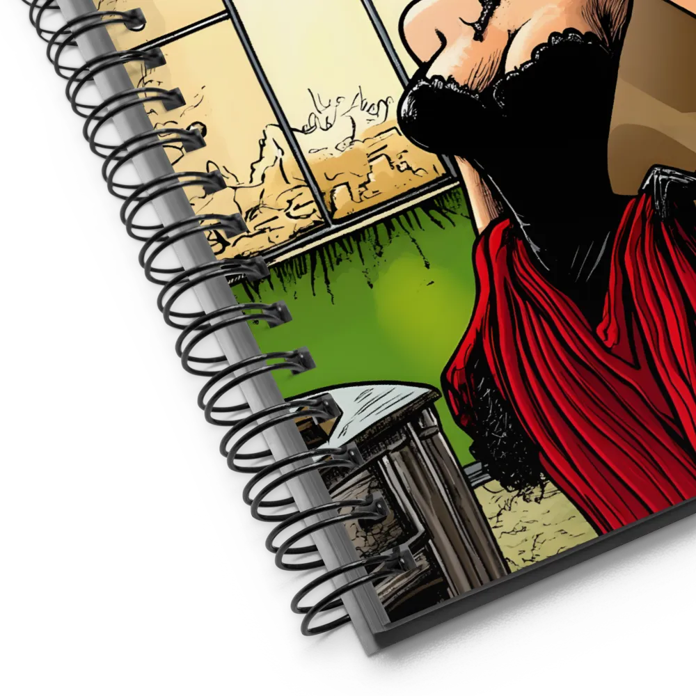 Enigmatic Elegance 
 Spiral Notebook | 140 pages