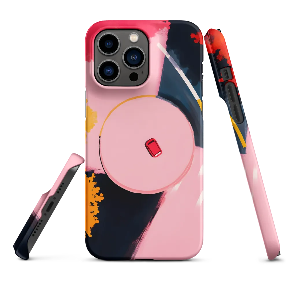 Abstract Car in Colorful Landscape | Phone Case