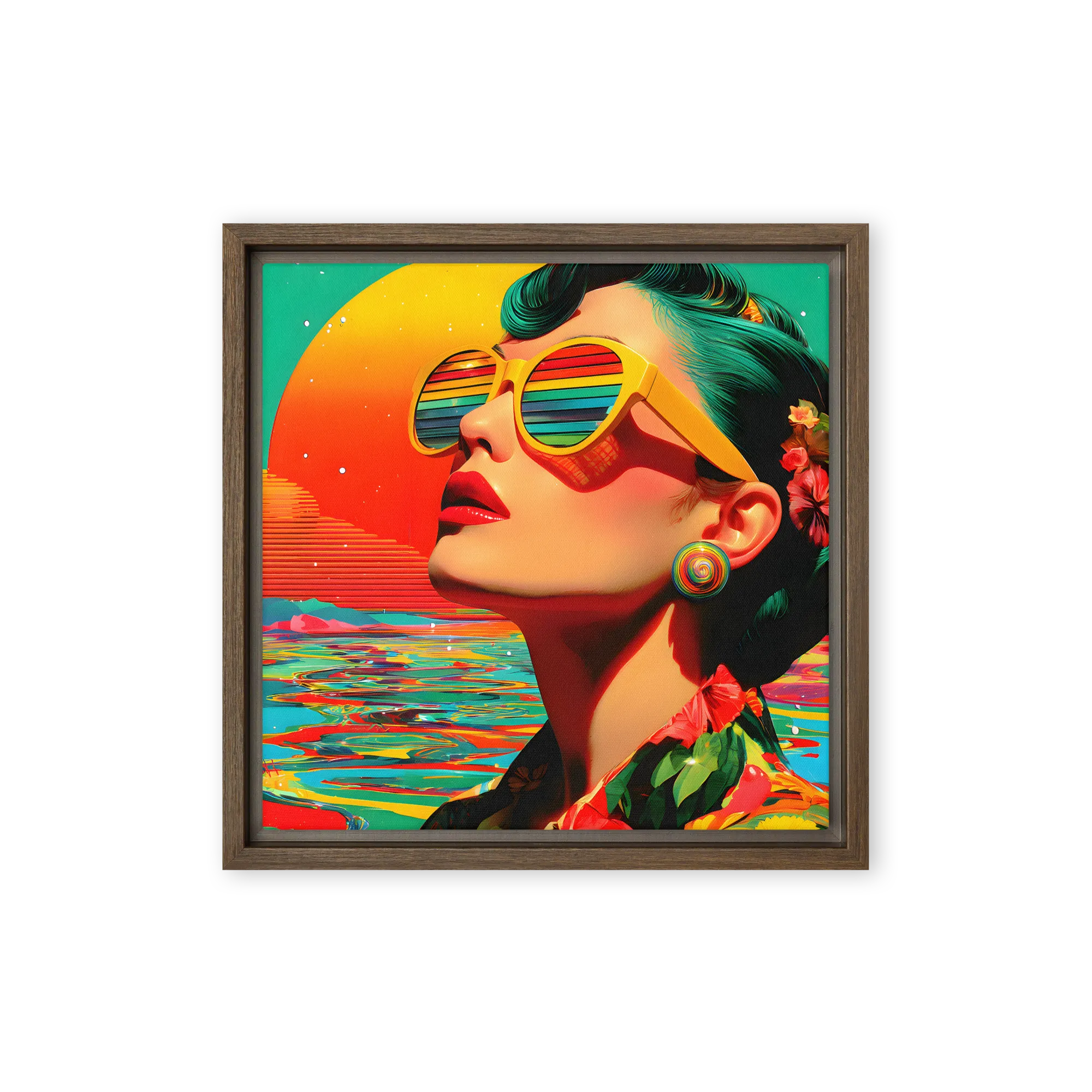 Retro Rainbow Gaze