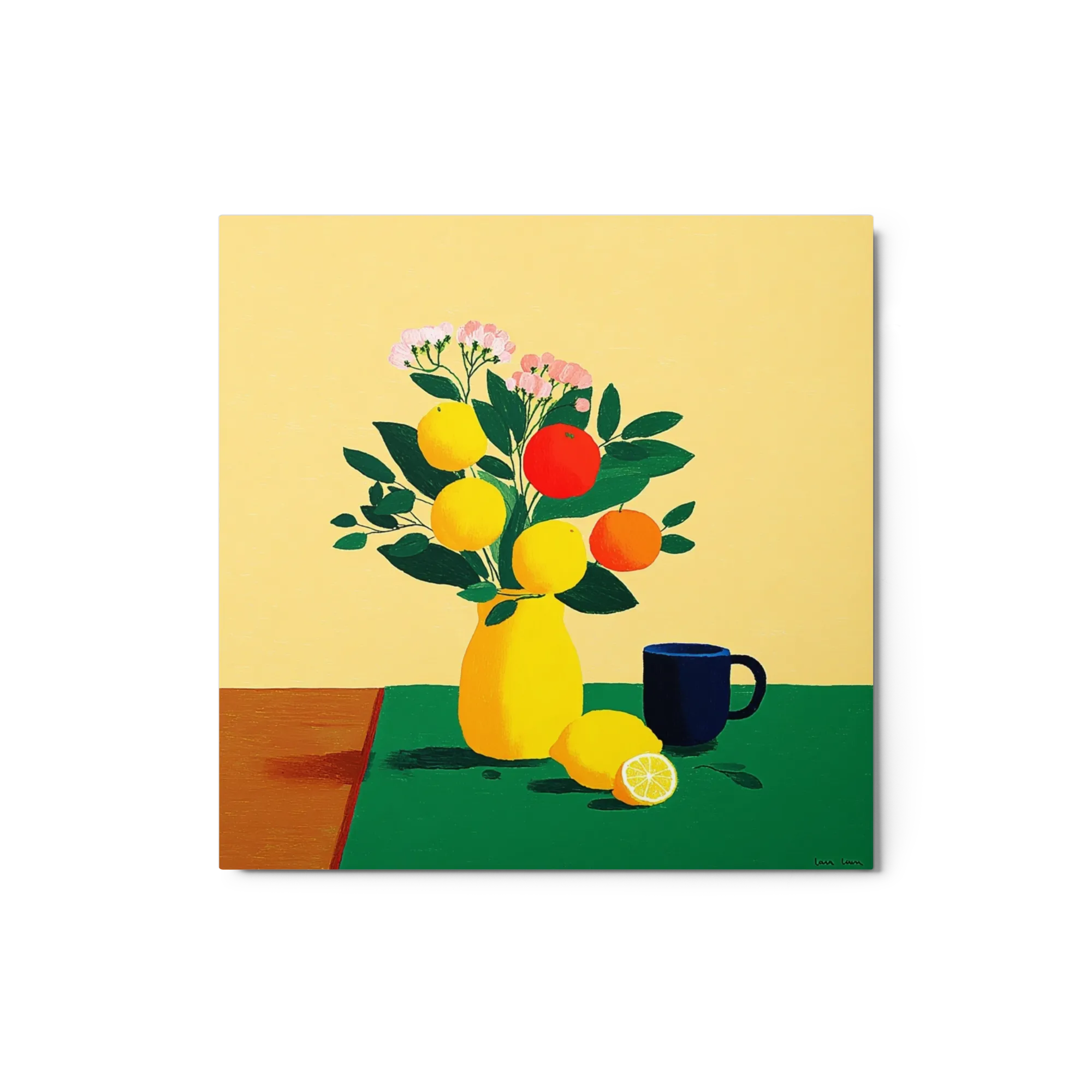 Lemon and Blossom Still Life