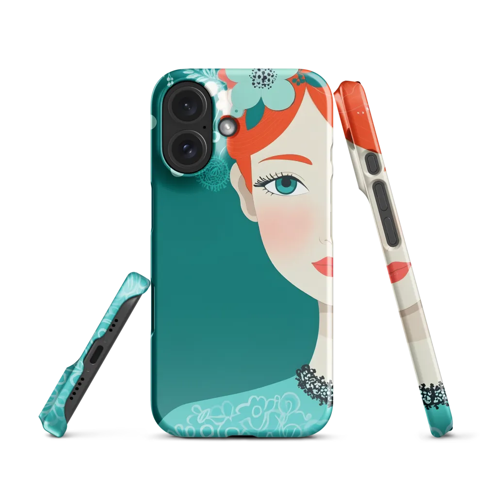 Floral Muse 
 iPhone 14 Plus | Snap Case