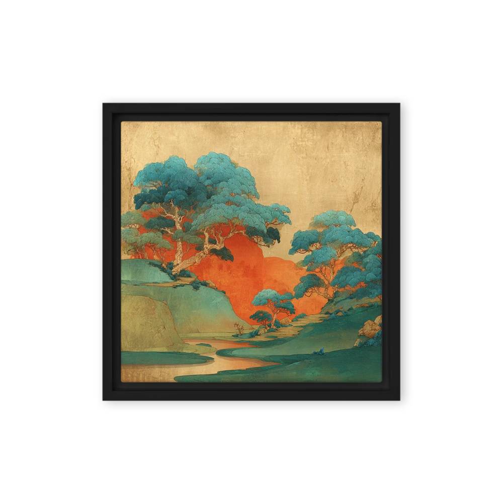 Golden Stream Retreat | Art Print