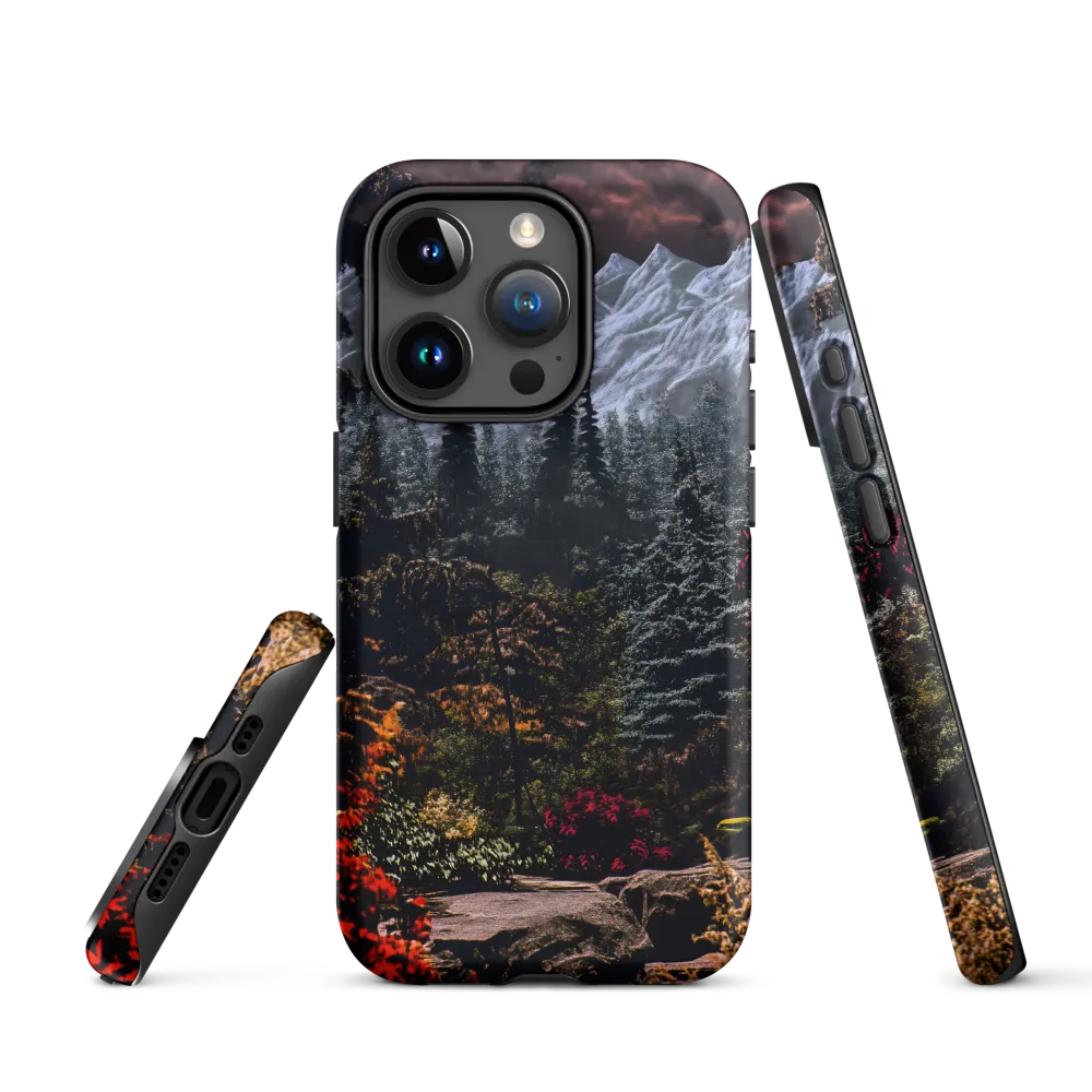 Surreal Mountain Forest Landscape | Phone Case