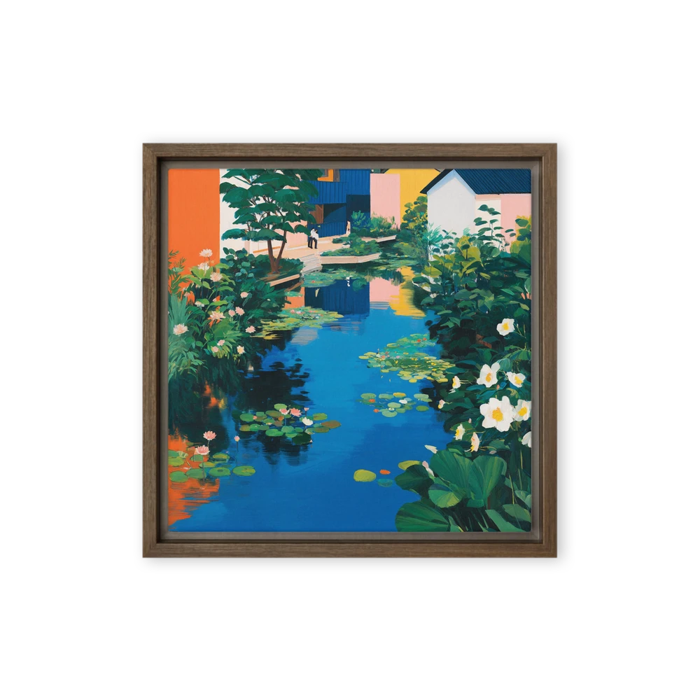 Tranquil Urban Canal | Art Print
