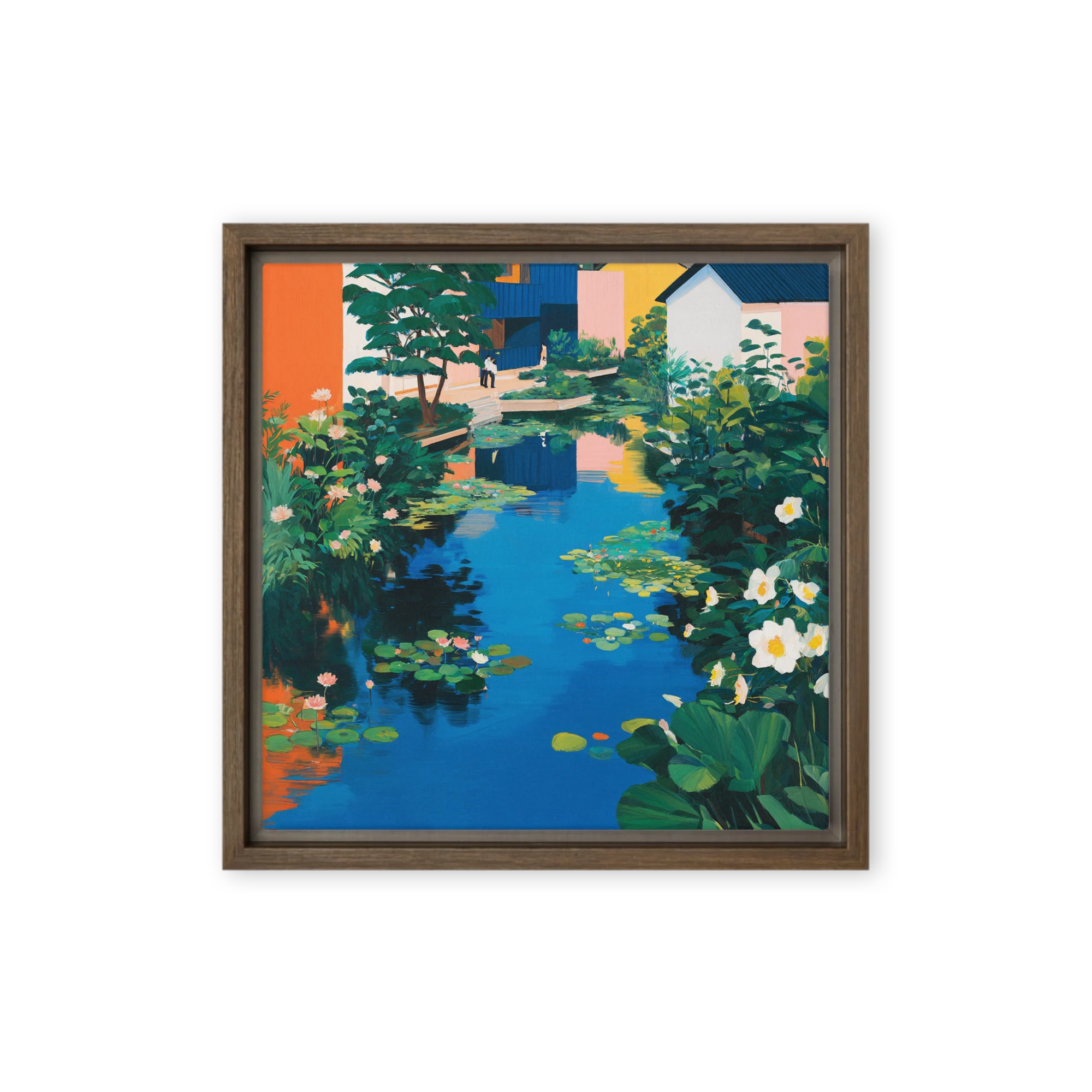 Tranquil Urban Canal