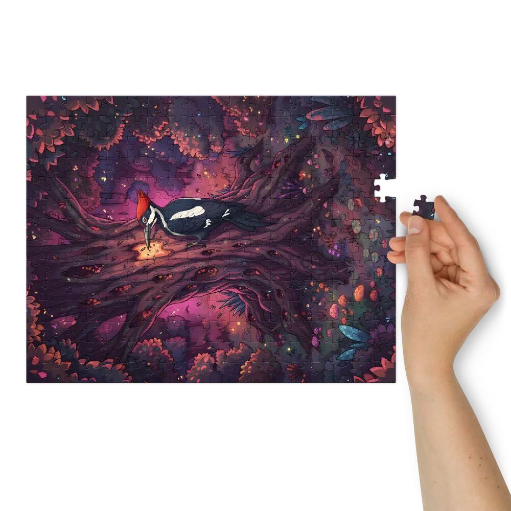 Enchanted Woodpecker | Jigsaw Puzzles