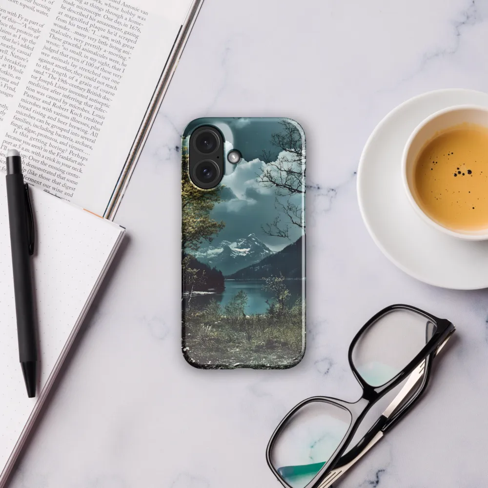 Echoes of the Alpine Lake 
 iPhone 15 Pro | Snap Case