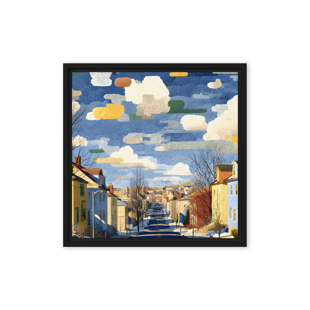 Winter City Mosaic 
 Canvas | 6″x 6″