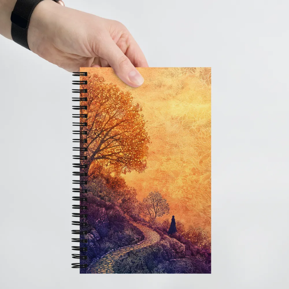 The Wanderer's Golden Path 
 Spiral Notebook | 140 pages