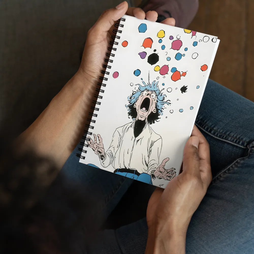 The Outburst of Colors 
 Spiral Notebook | 140 pages