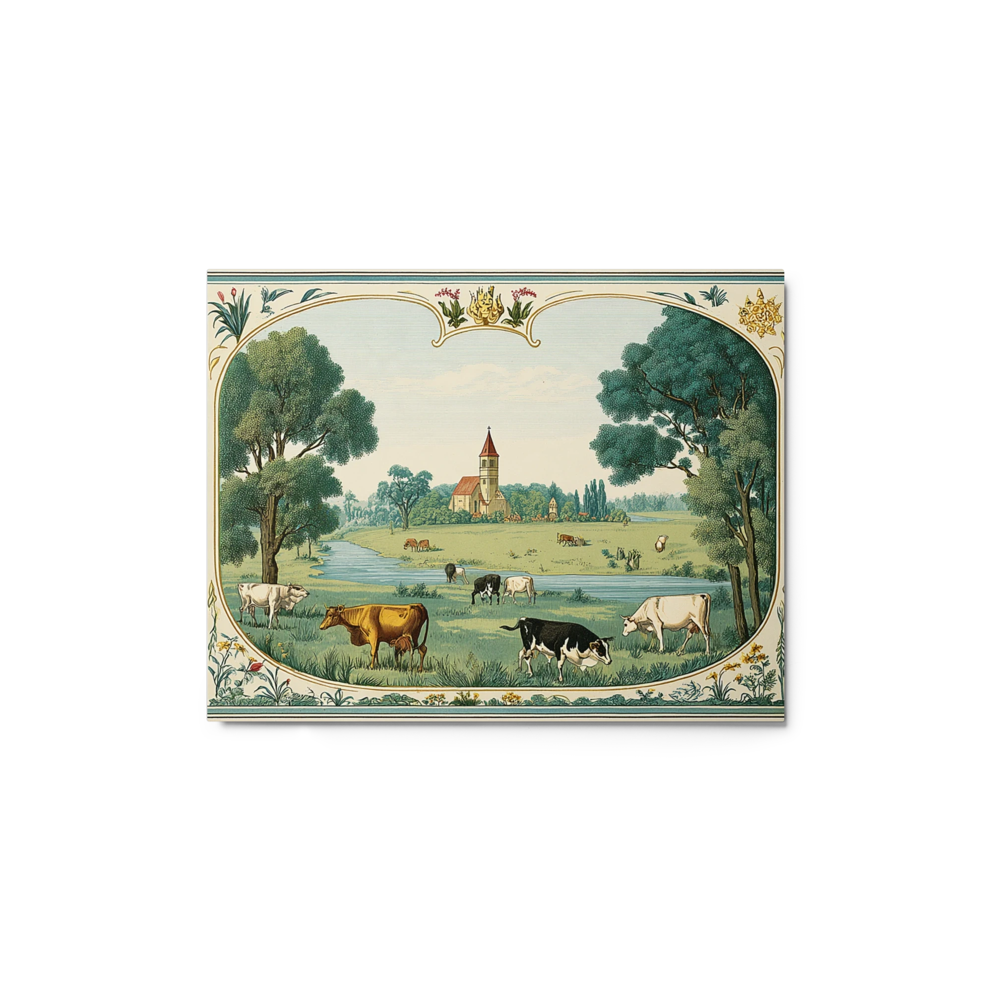 Pastoral Cows by the River