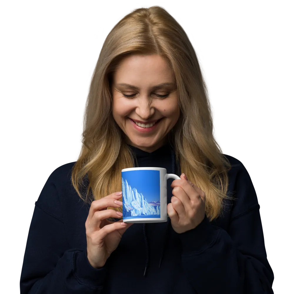 Blue Glacier 
 Mug with Red inside | 15 oz