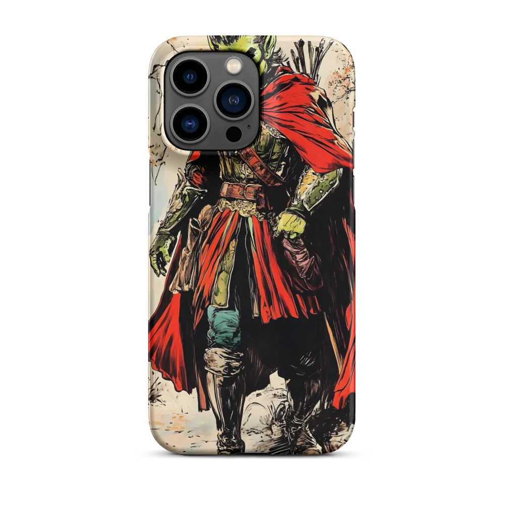 Illustrated Goblin Warrior | Phone Case