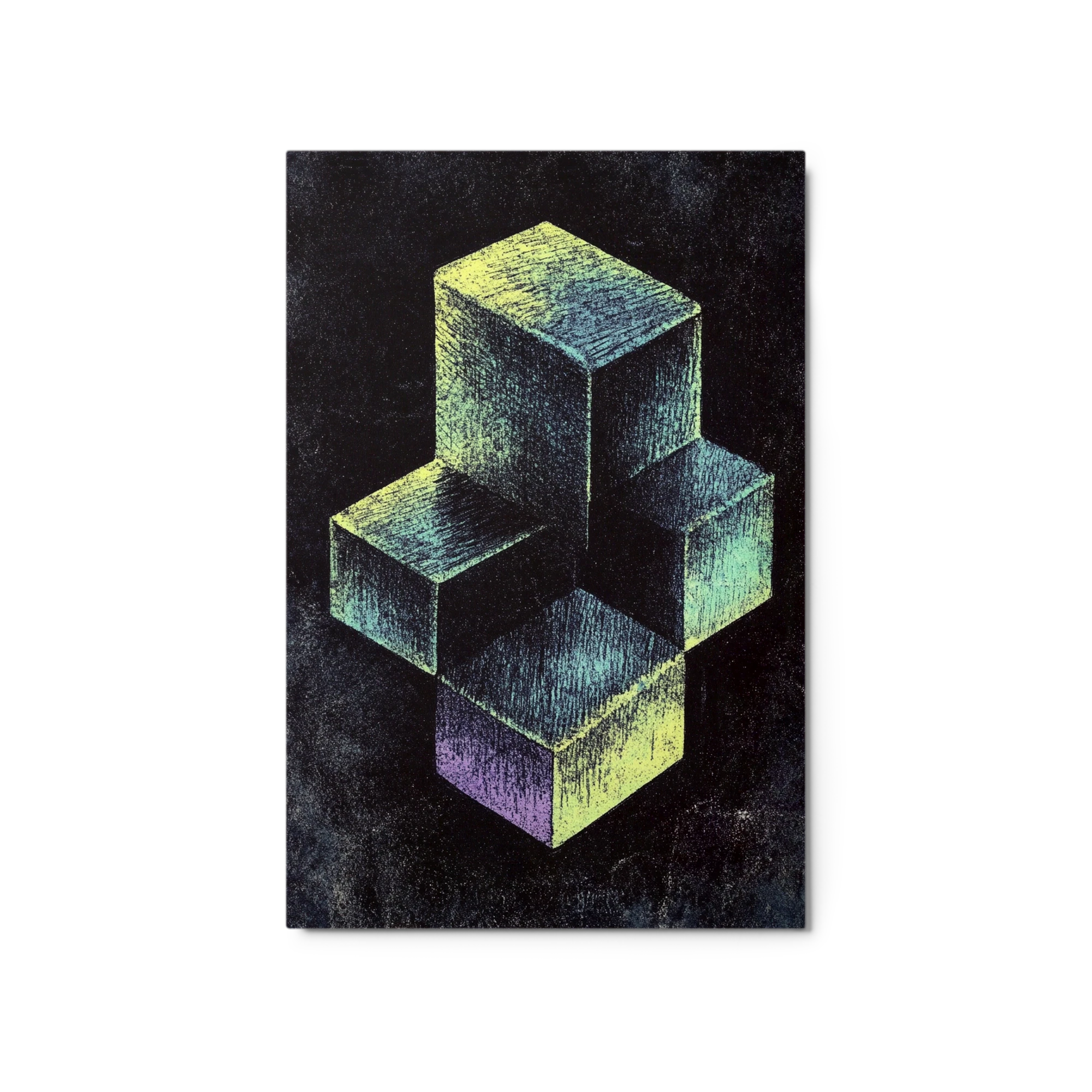 Geometric Cubes in Abstract Design