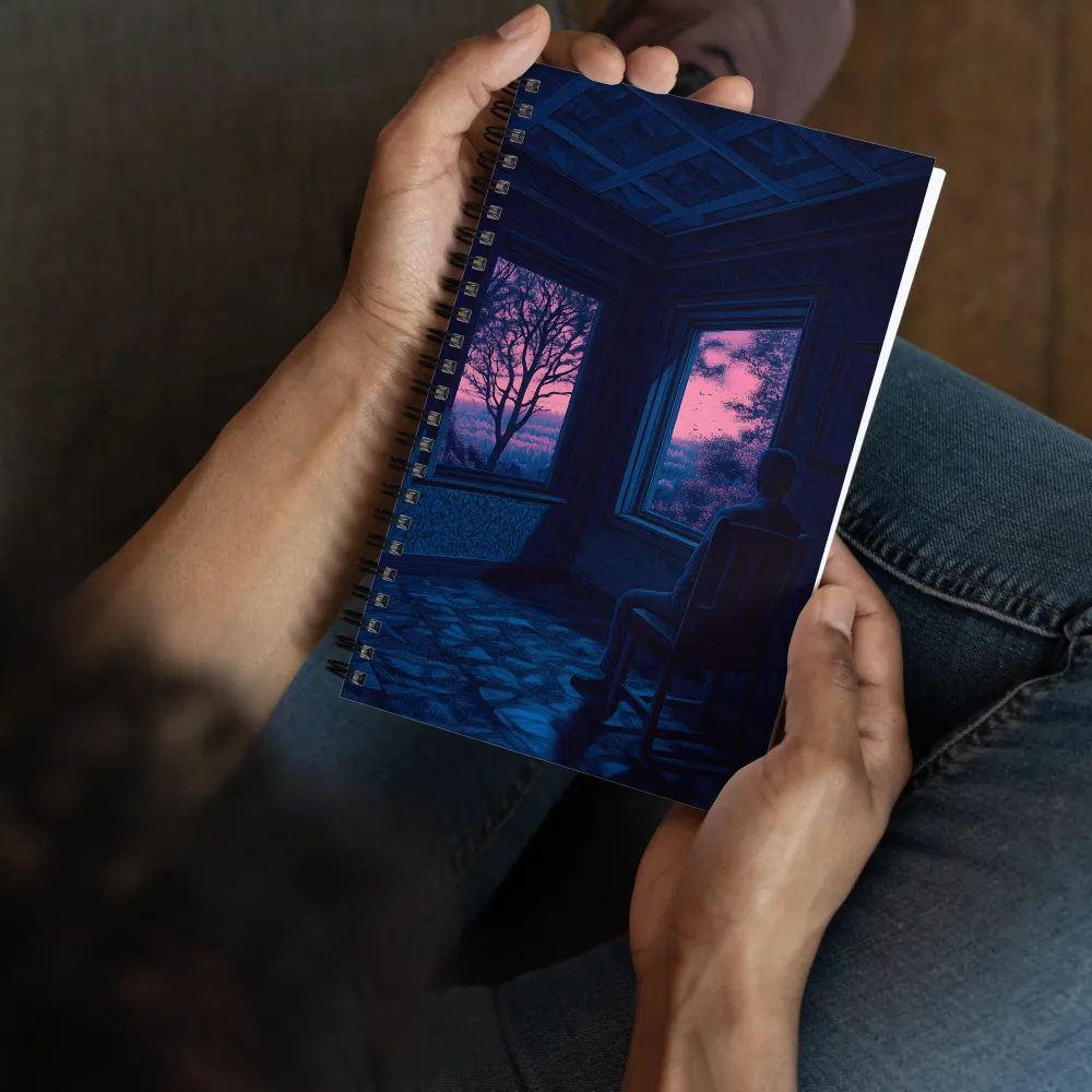The Melancholy View 
 Spiral Notebook | 140 pages