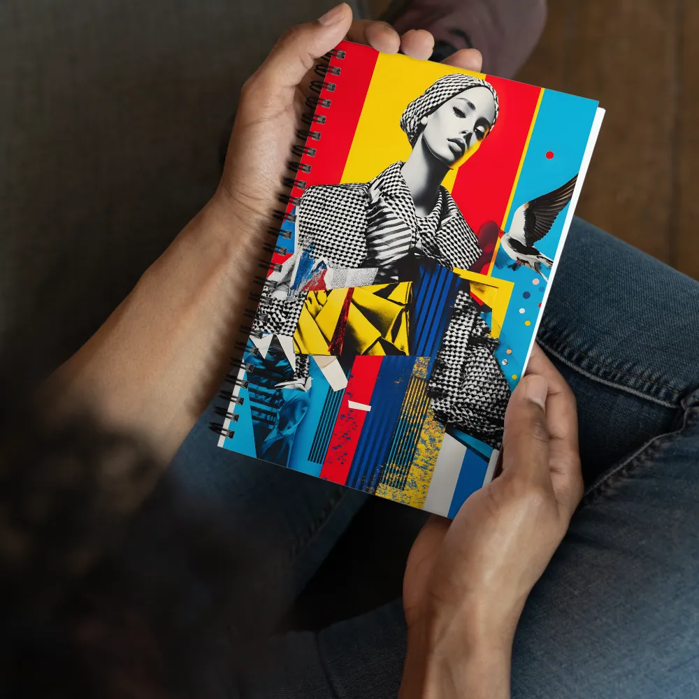 Geometric Pop Fashion 
 Spiral Notebook | 140 pages