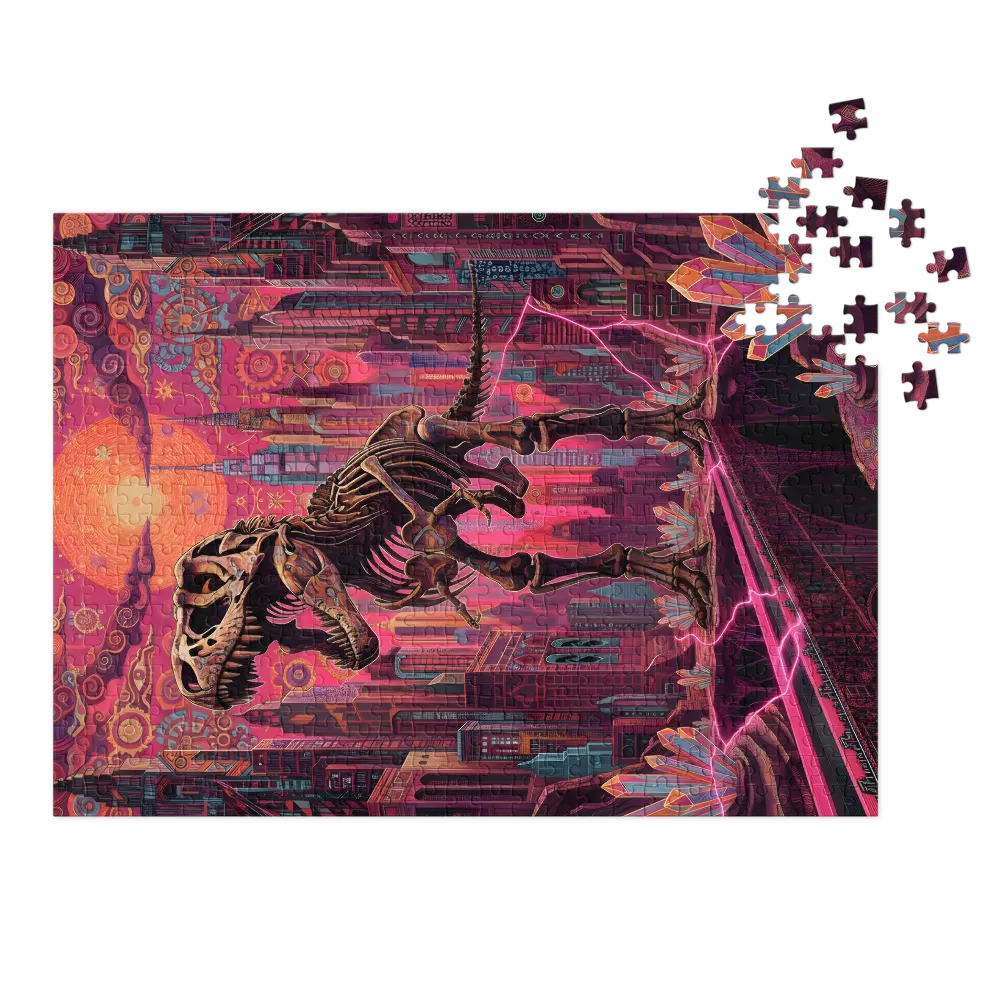 Neon Tyrant | Jigsaw Puzzles