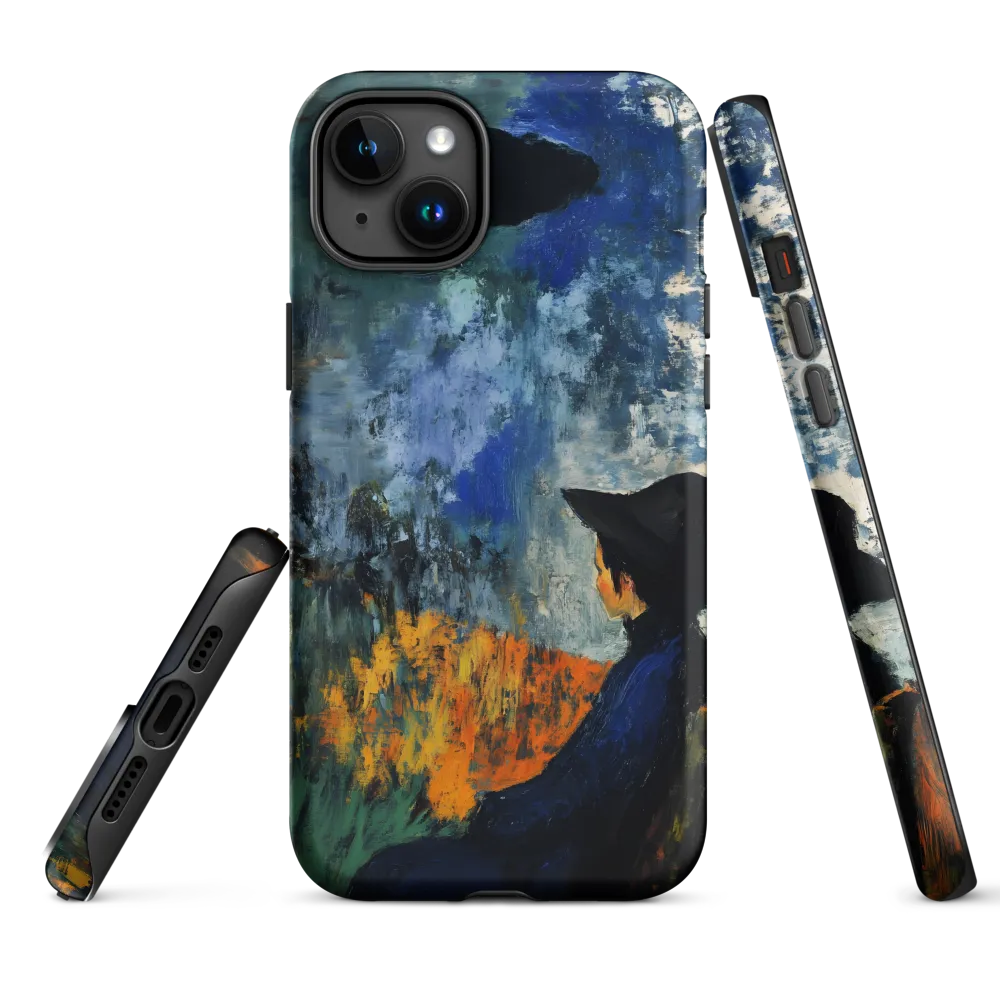 Woman in a Black Hat | Phone Case