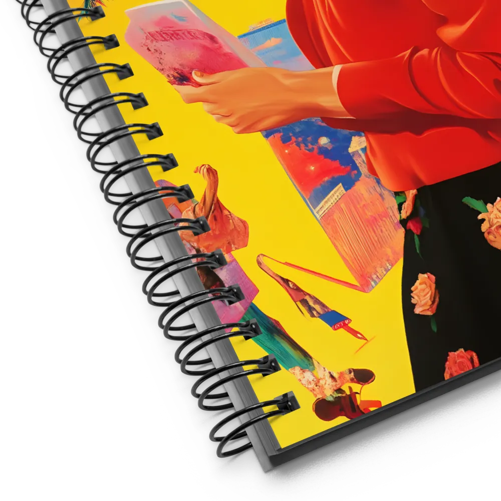 Woman in a Dreamscape 
 Spiral Notebook | 140 pages
