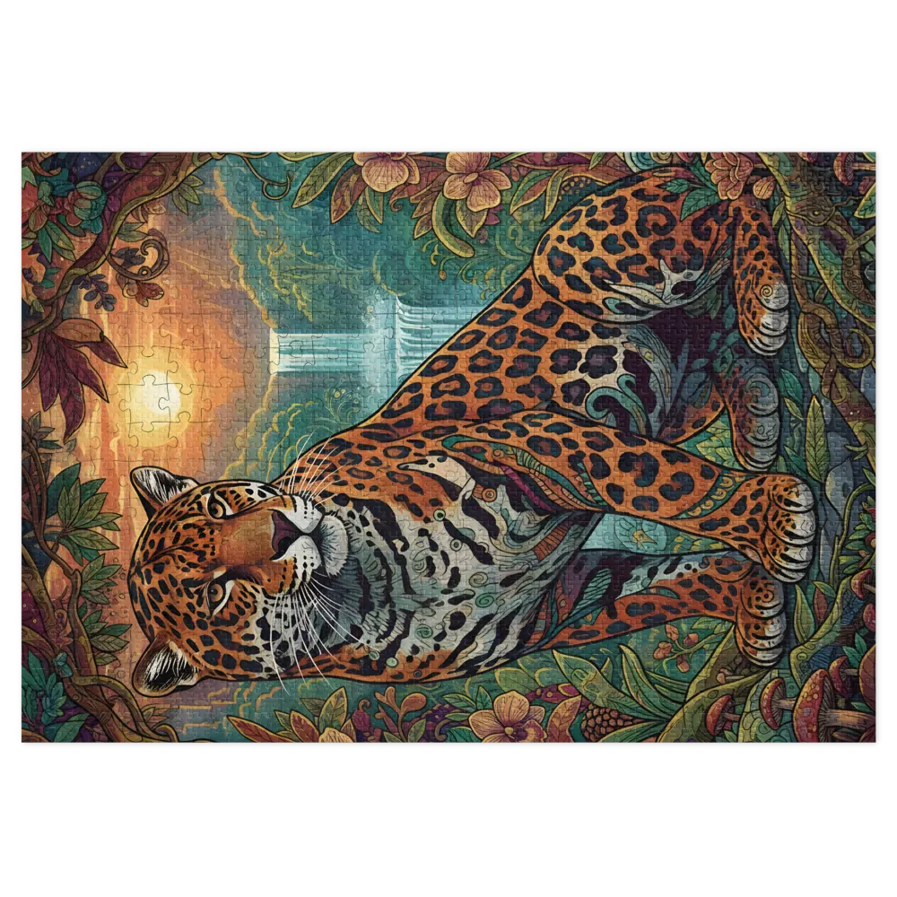 Jaguar at Sunset | Jigsaw Puzzles