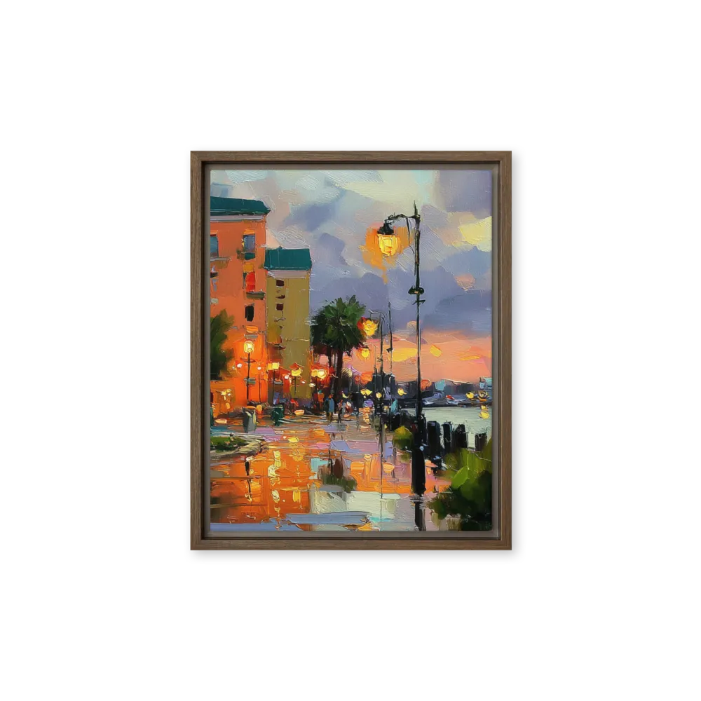 After the Rain 
 Poster with Black Frame | 16″x 16″