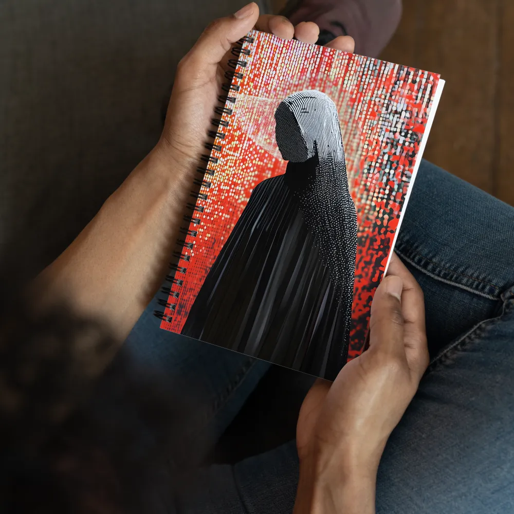Glitch Fashion Portrait 
 Spiral Notebook | 140 pages