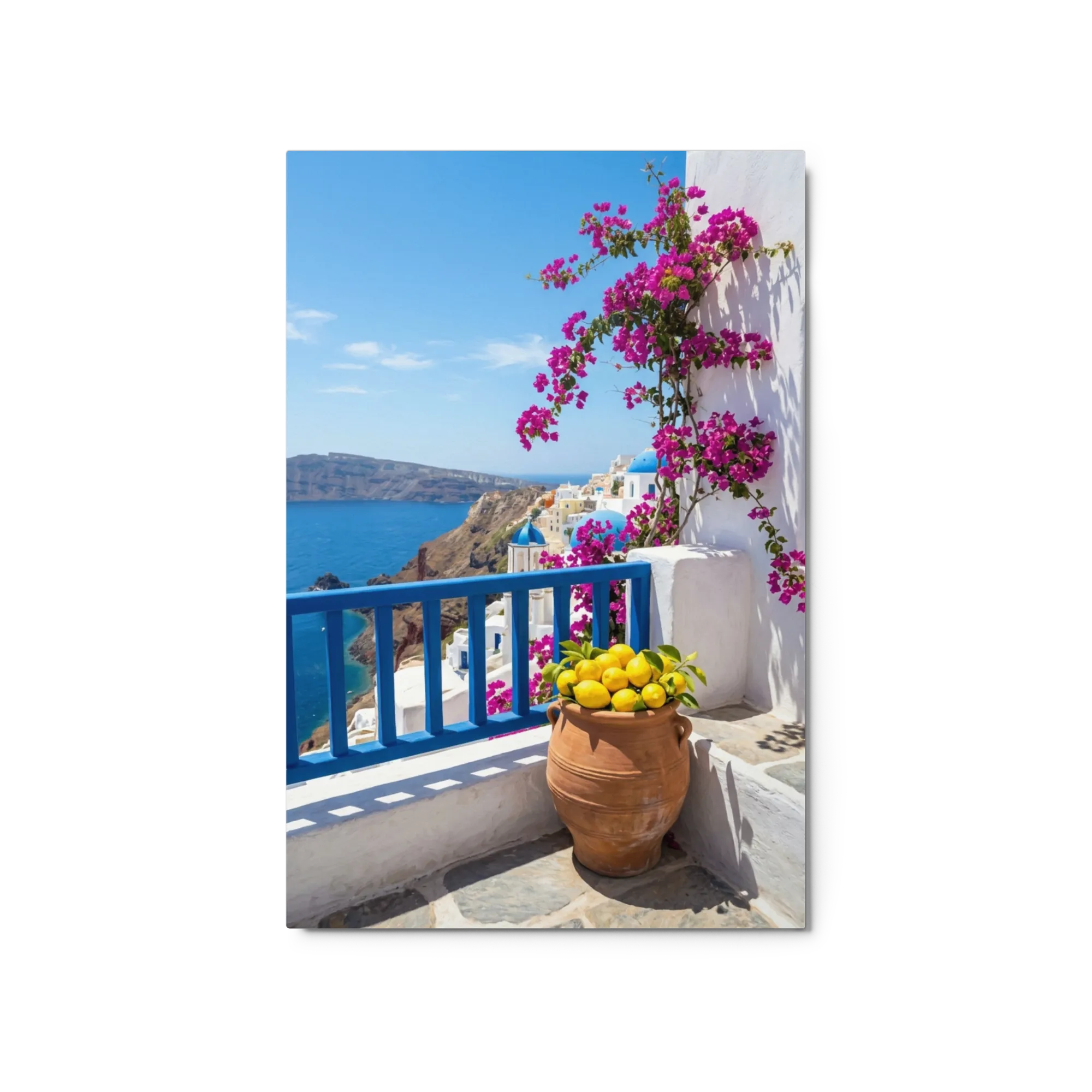 Mediterranean Bougainvillea Balcony