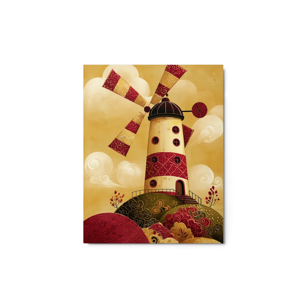 The Crimson Windmill | Art Print