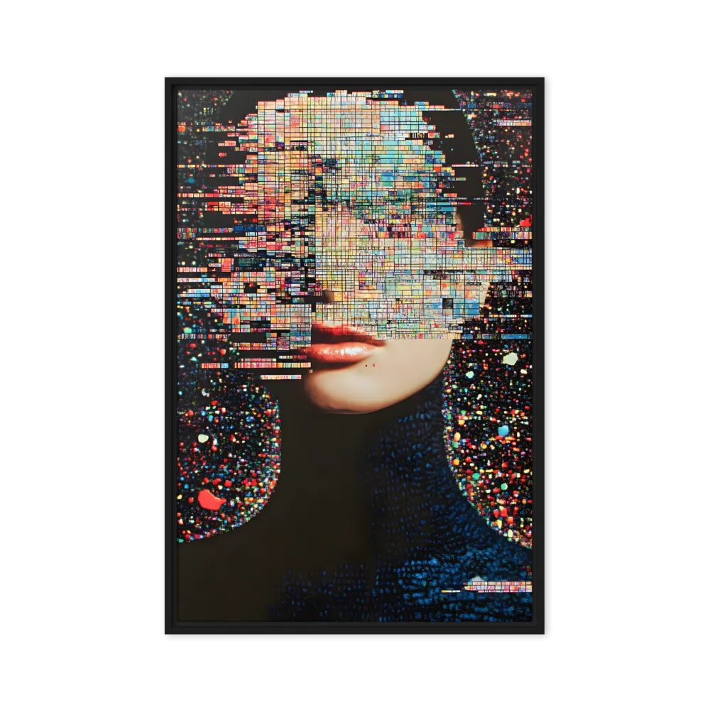 Digital Fragmentation Portrait 
 Canvas | 12″x 18″
