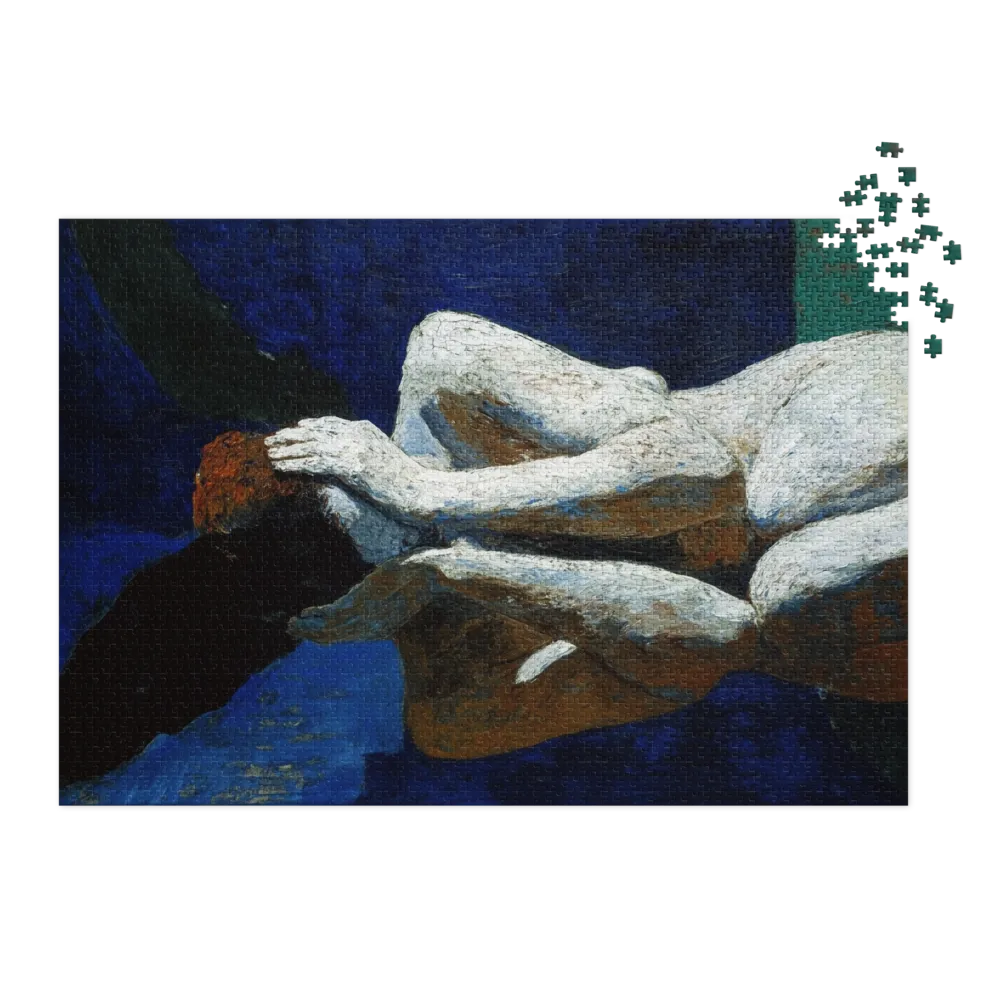 Fallen Angel in Cobalt Blue