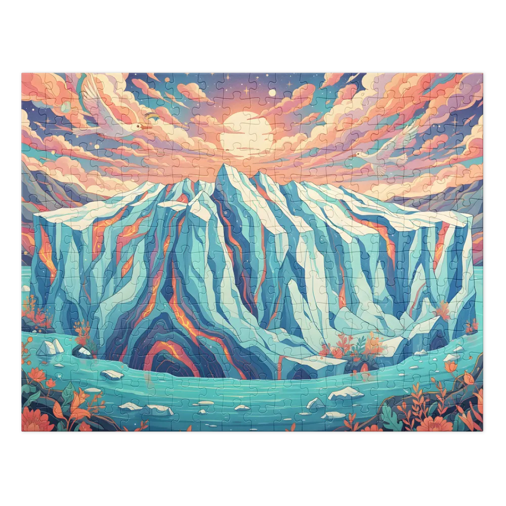 Pastel Iceberg Dreamscape | Jigsaw Puzzles