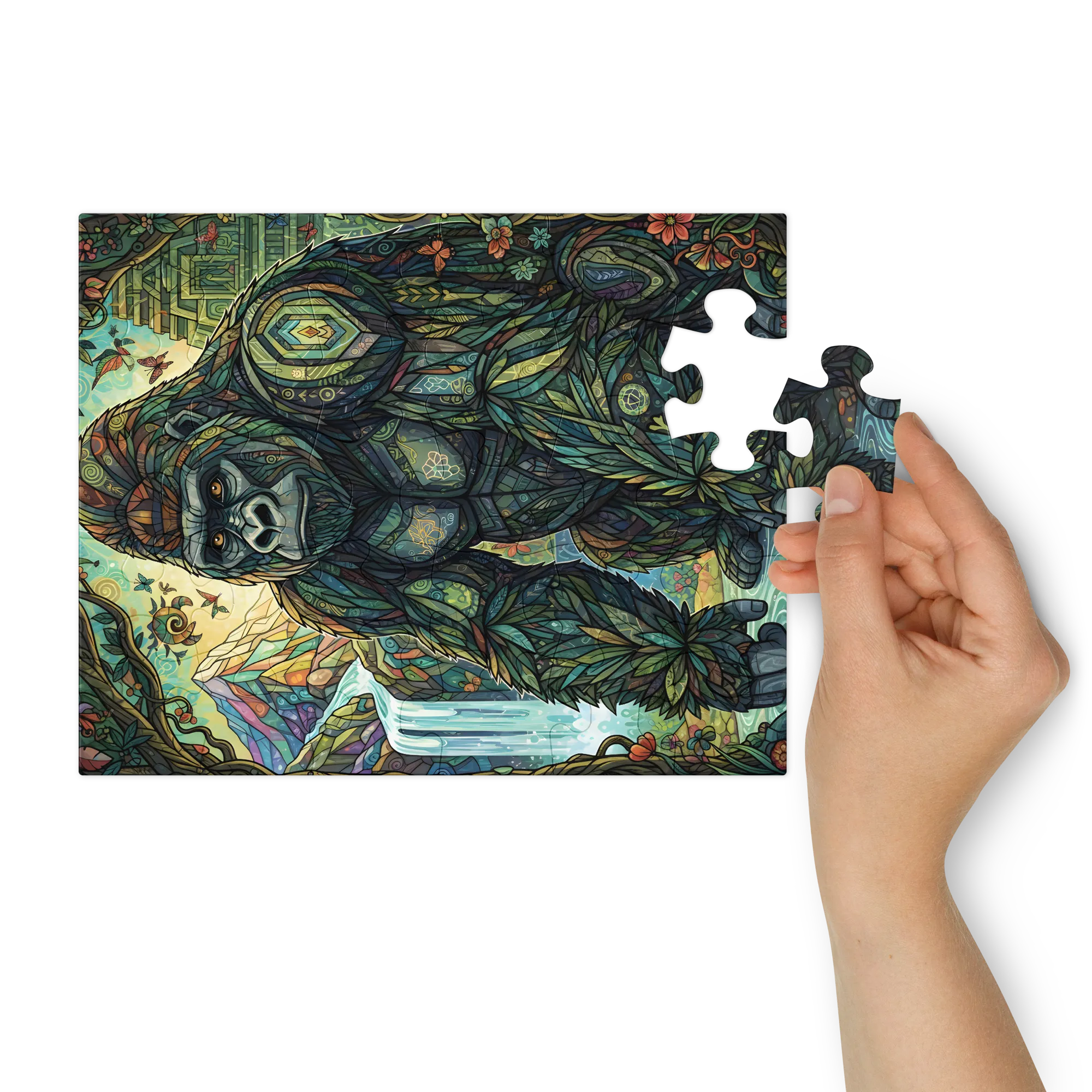 Verdant Guardian 
 Jigsaw Puzzle in Tin Box