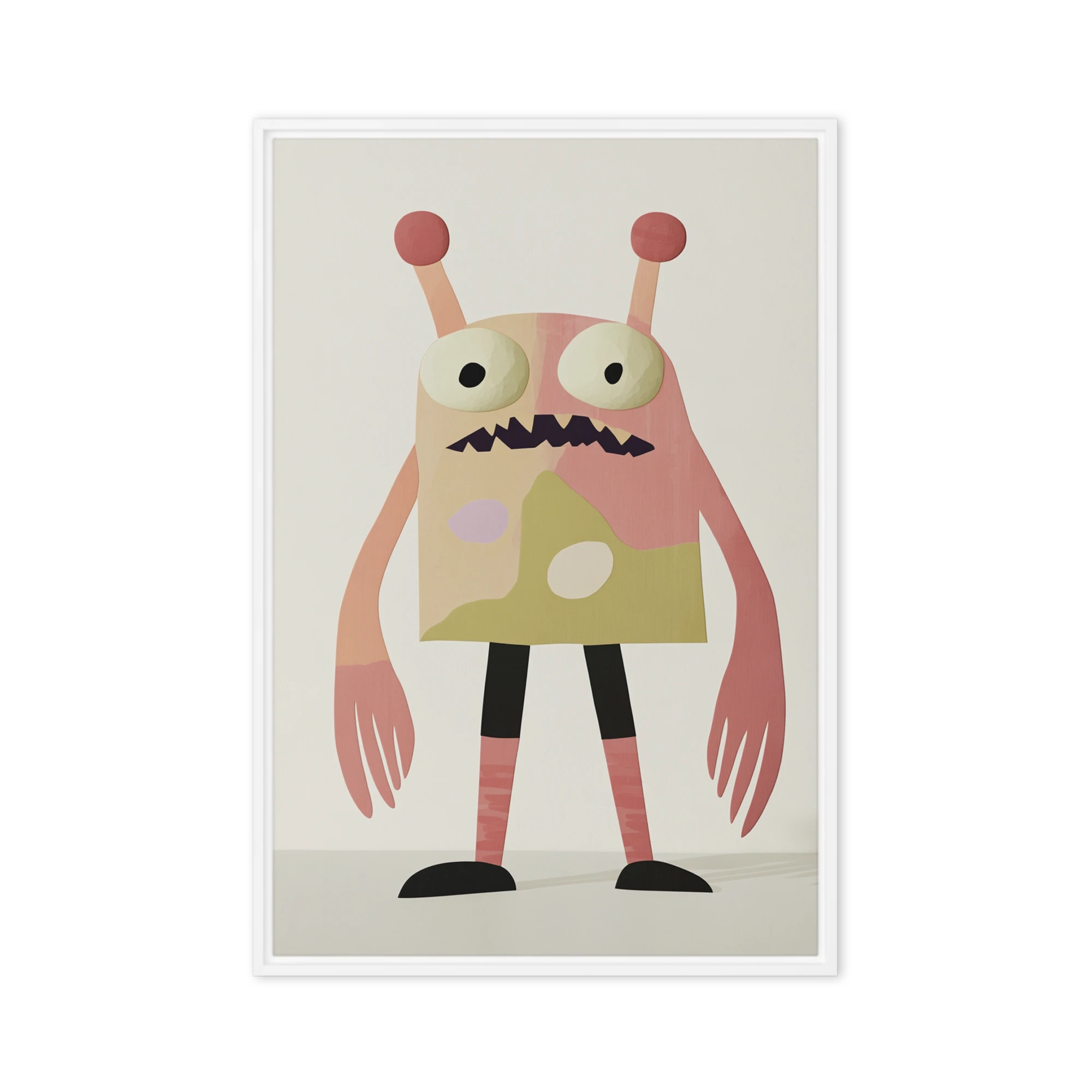Papercut Quirky Monster