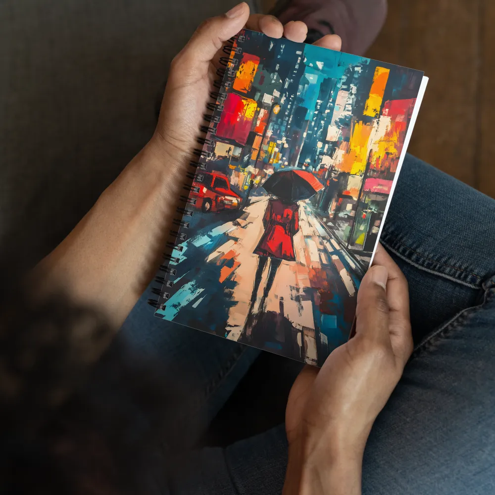 Urban Rain Reflections 
 Spiral Notebook | 140 pages