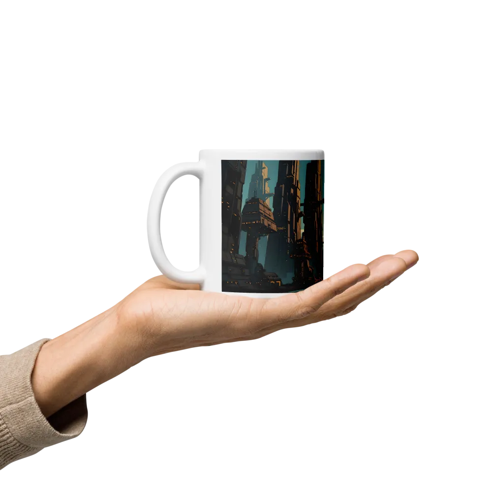 Neo-Canyon City 
 Mug with Red inside | 15 oz