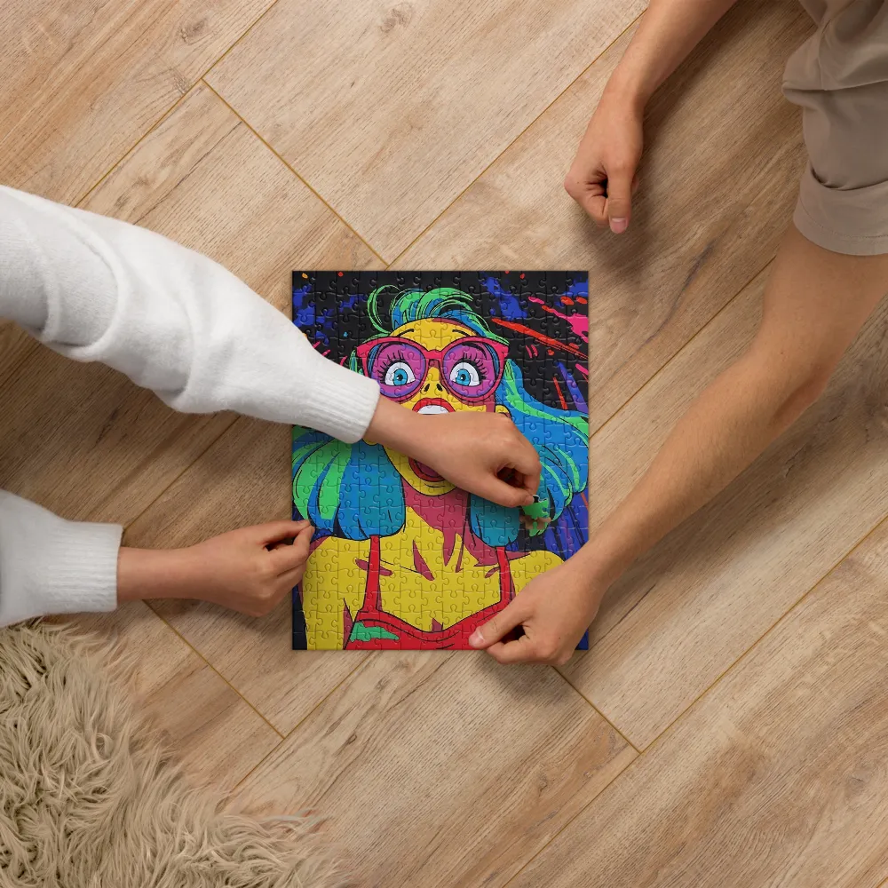 Electric Scream 
 Jigsaw Puzzle in Tin Box