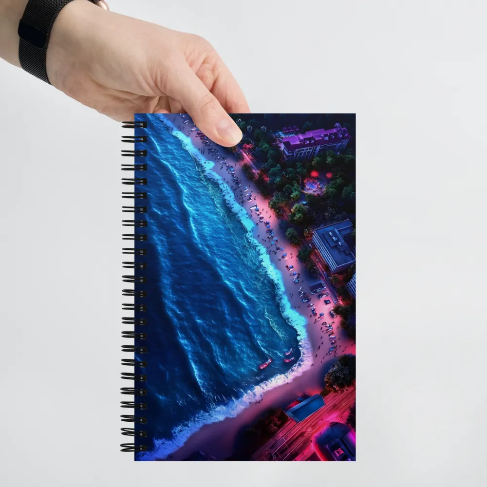 Coastal Neon Dream 
 Spiral Notebook | 140 pages
