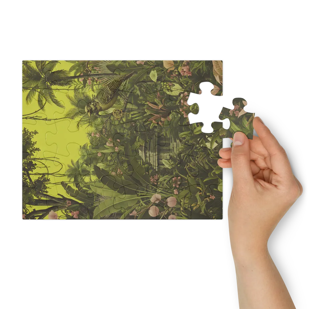 Sentinela Mecânica Selva 
 Puzzle em caixa de metal