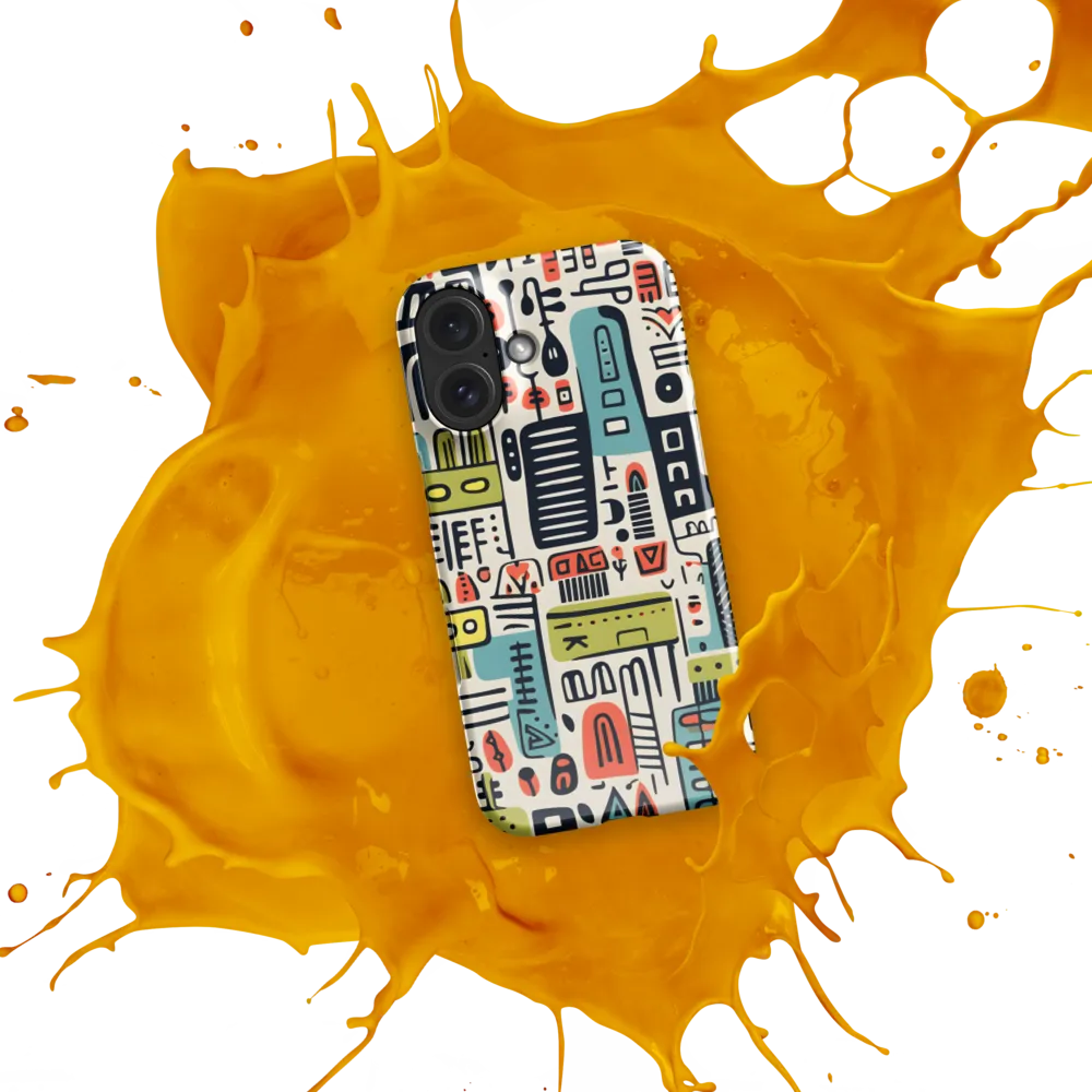 Urban Abstract Circuitry 
 iPhone 15 Pro Max | MagSafe® Tough Case