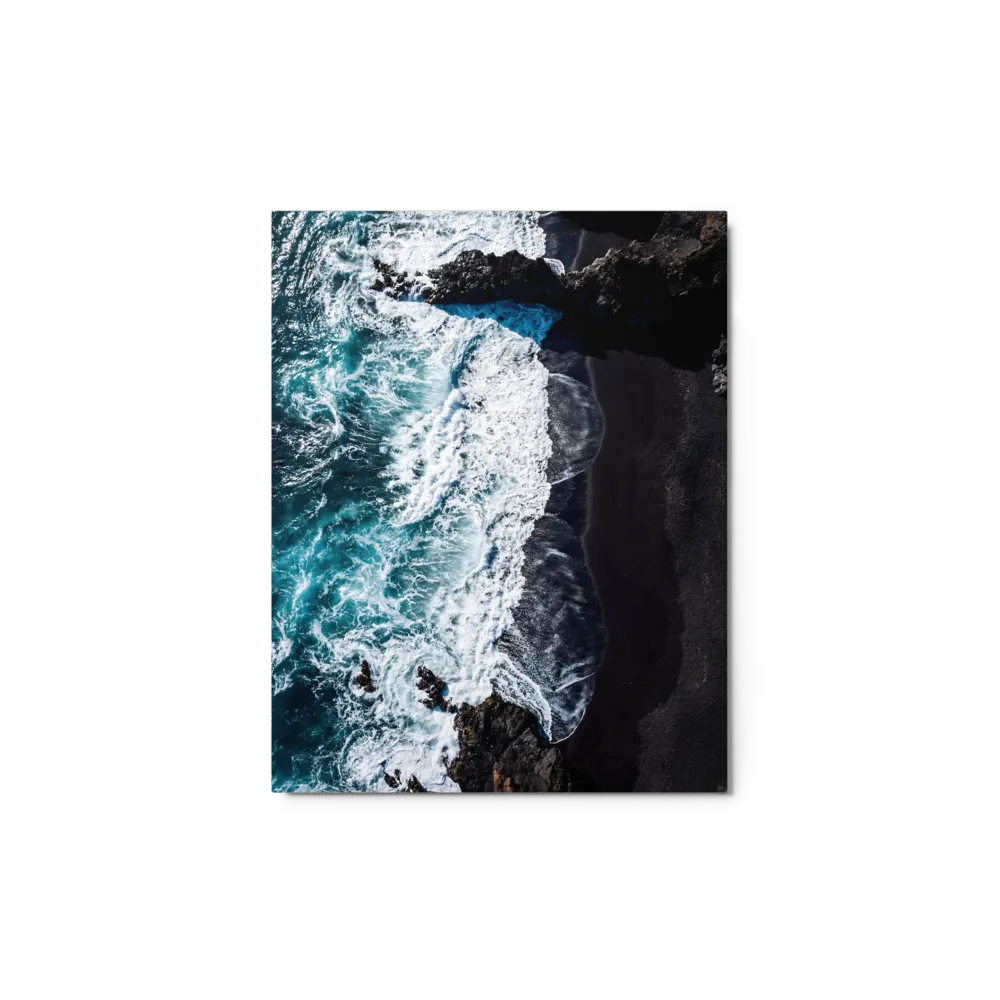 Volcanic Coastline 
 Canvas with Black Frame