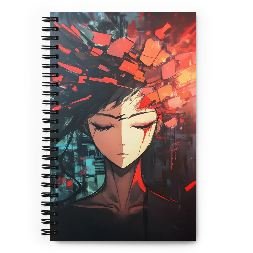 Shattered Serenity 
 Spiral Notebook | 140 pages