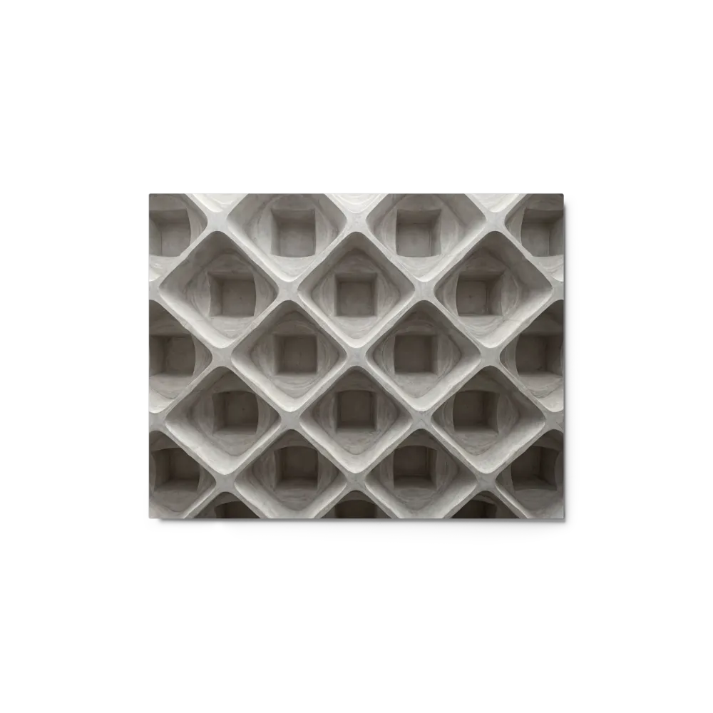 Brutalist Symmetry 
 Metal Print | 11″x 14″