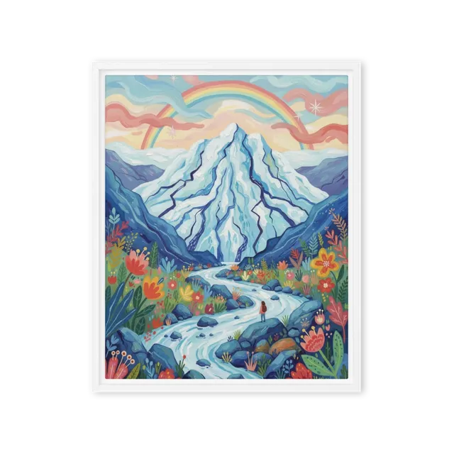 Fantastical Mountain Journey | Art Print